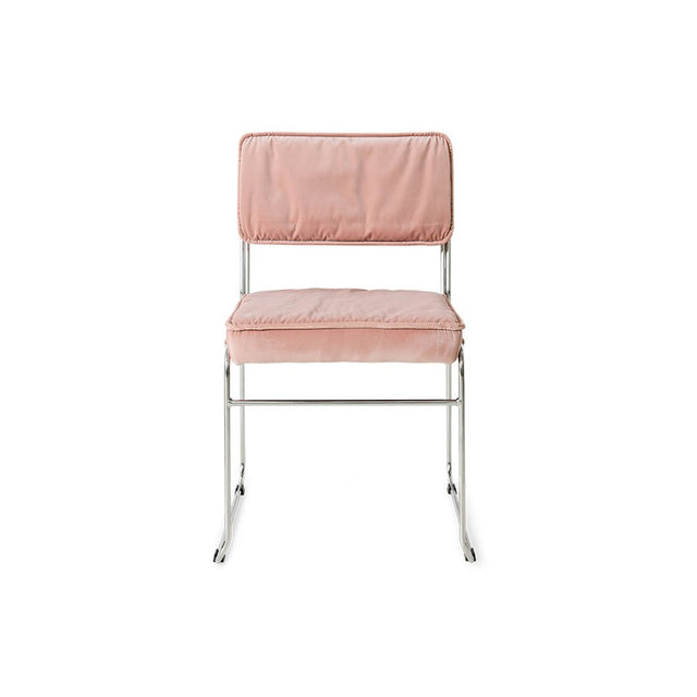 Esszimmerstuhl Endless Dining Chair velvet/lychee pink - HK Living - DesignWe.Love