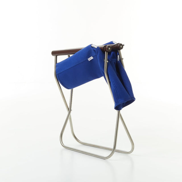 Nychair X 80 Faltstuhl Blau Dunkelbraun – designwe.love