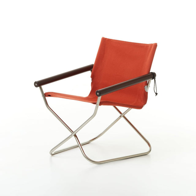 Nychair X 80 Faltstuhl Terracotta Dunkelbraun – designwe.love
