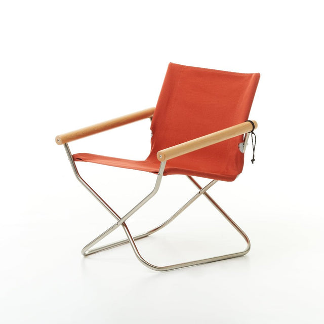 Nychair X 80 Faltstuhl Terracotta Natur – designwe.love