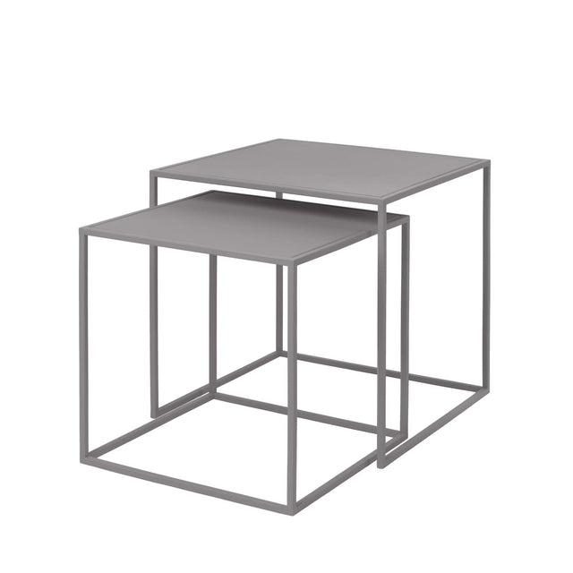 Fera Beistelltisch 2er Set mourning dove (hellgrau) - Blomus - DesignWe.Love