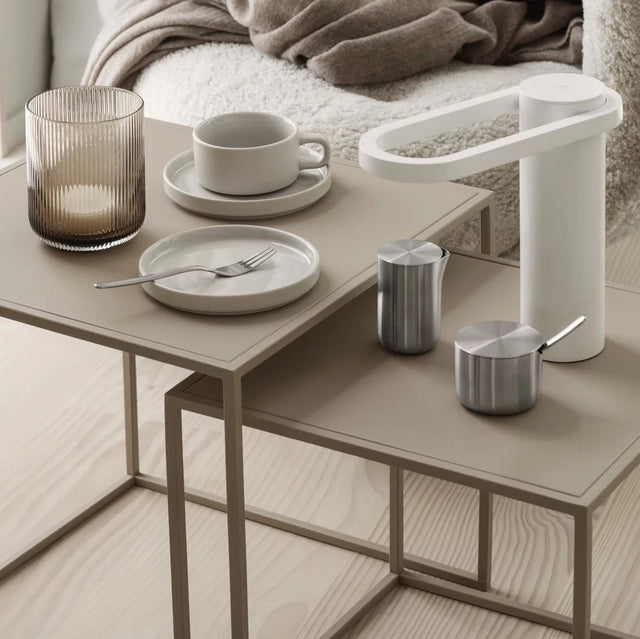 Fera Beistelltisch 2er Set nomad (beige) im Wohnzimmer - Blomus