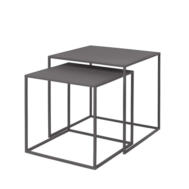 Fera Beistelltisch 2er Set Steel Gray - Blomus - DesignWe.Love