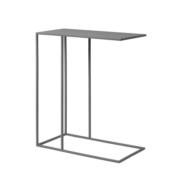 blomus Fera Beistelltisch in Steel Gray, dunkelgrauer Sofatisch aus Stahl