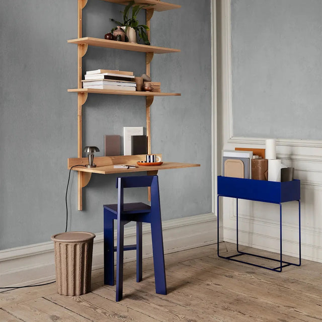 ferm LIVING Plant Box in Bright Blue als Organizer im Büro