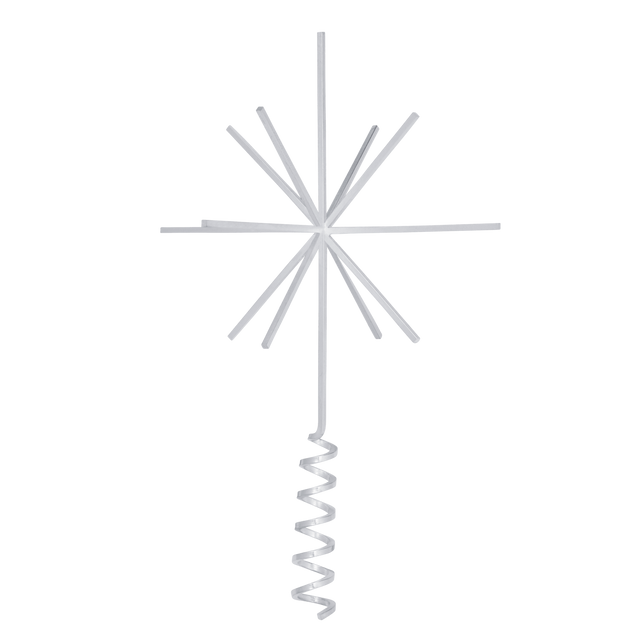 ferm LIVING Christbaumspitze Stern Silber