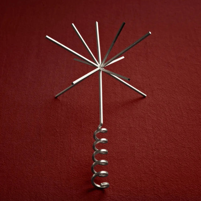 ferm LIVING Christbaumspitze Stern Silber als festlicher Baumschmuck