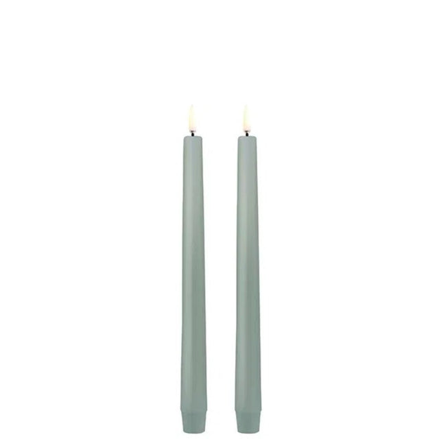 Flammenlose LED Stabkerze Dusty Green 2,3x25cm - Uyuni - DesignWe.Love