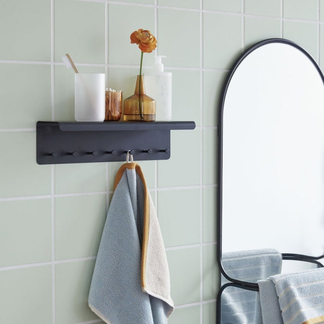 Garderobe Metall Bow Schwarz - Hübsch Interior - DesignWe.Love