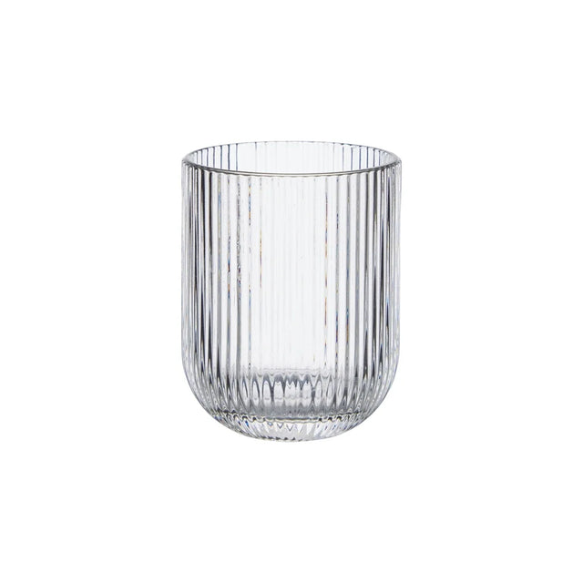 Evie geriffeltes Trinkglas klar 270 ml, Wikholm Form