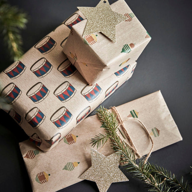 Geschenkpapier, HDCrafty Trommel/Anhänger, Bunt - DesignWe.Love