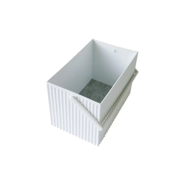 Hachiman Omnioffre Aufbewahrungsbox M– stapelbare Elastomer-Box, Farbe Weiss