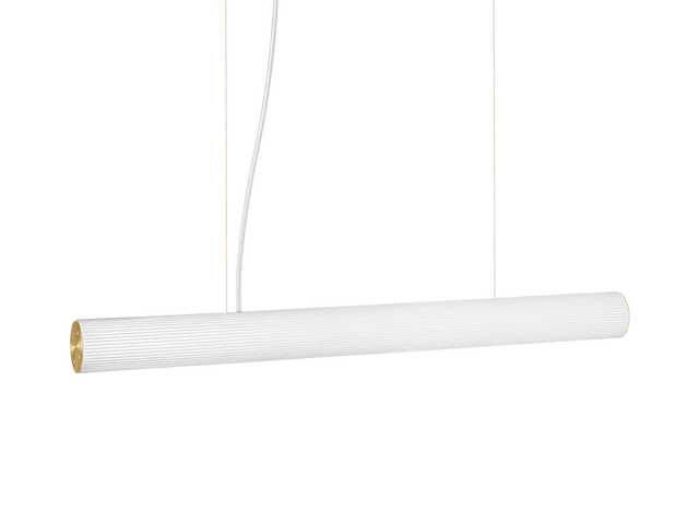 Hängeleuchte Vuelta Weiß 100cm Messing - ferm LIVING - DesignWe.Love