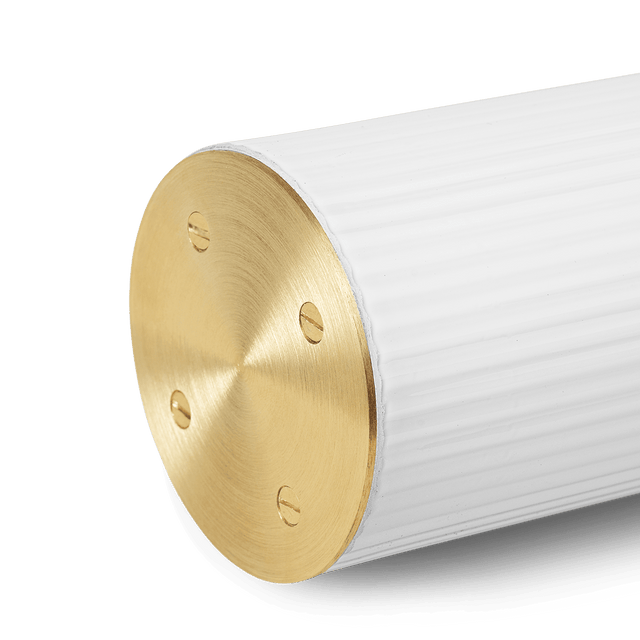 Hängeleuchte Vuelta Weiß 100cm Messing - ferm LIVING - DesignWe.Love