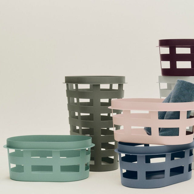 Wäschekorb Basket Green - HAY - DesignWe.Love