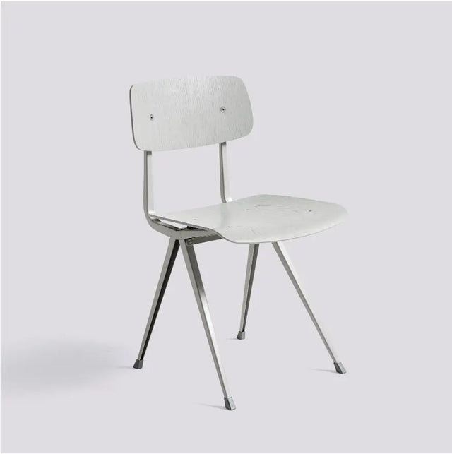 HAY Result Chair Eiche beige, Gestell Stahl beige
