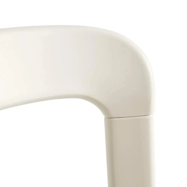 HAY Rey Chair Stuhl in Cream White Detail Rückenlehne von Bruno Rey