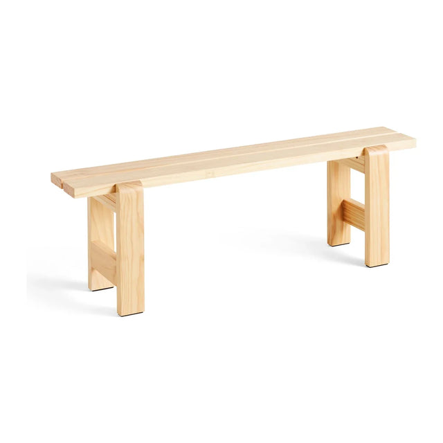 HAY Weekday Bench Outdoor Holzbank Natur, 140 cm