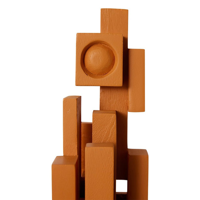 Holzobjekt Skulptur Skyline - HK Living - DesignWe.Love