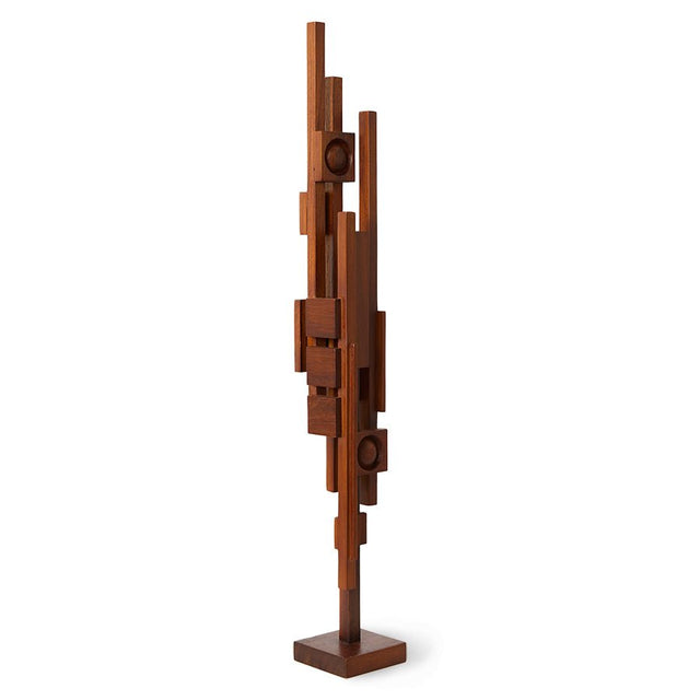 Holzobjekt Skulptur Skyline - HK Living - DesignWe.Love