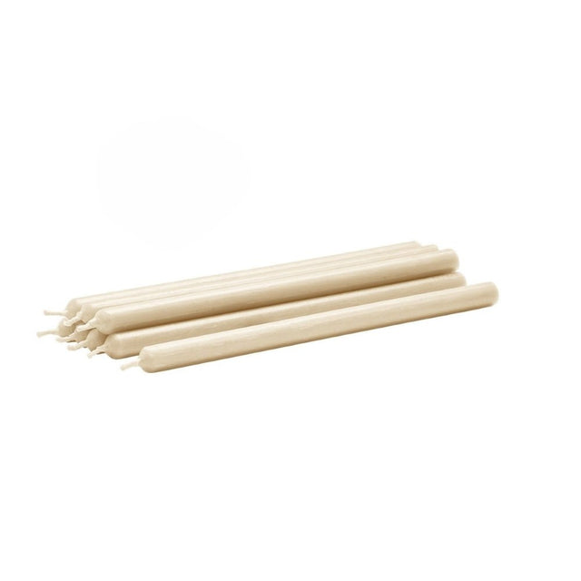 Kerzen im 8er Set Ø 1,3 cm - Stoff Nagel - DesignWe.Love