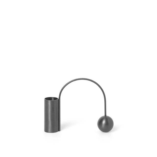 Kerzenhalter Balance Black Brass - ferm LIVING - DesignWe.Love