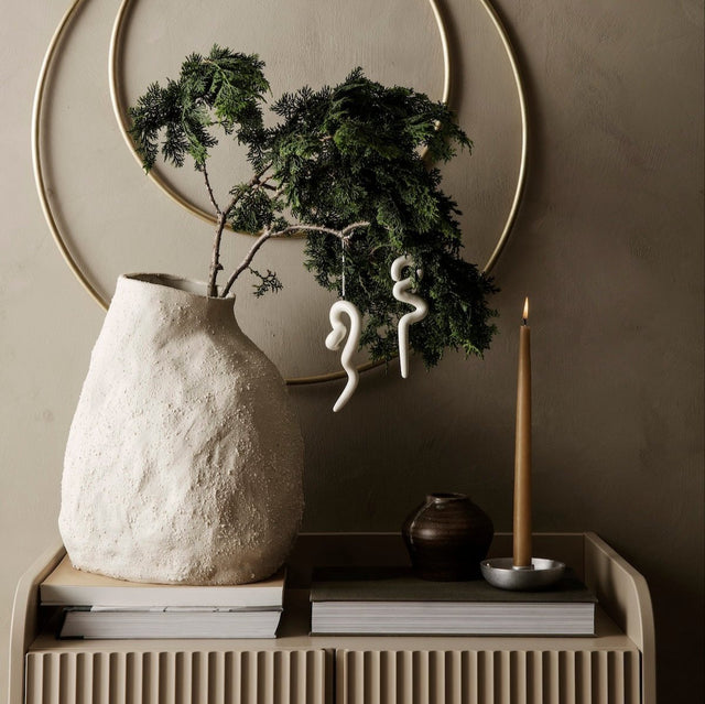 Kerzenhalter Bowl Single Aluminium - ferm LIVING - DesignWe.Love