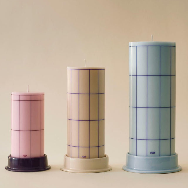 Kerzenhalter Column Candleholder Cream Medium - HAY - DesignWe.Love