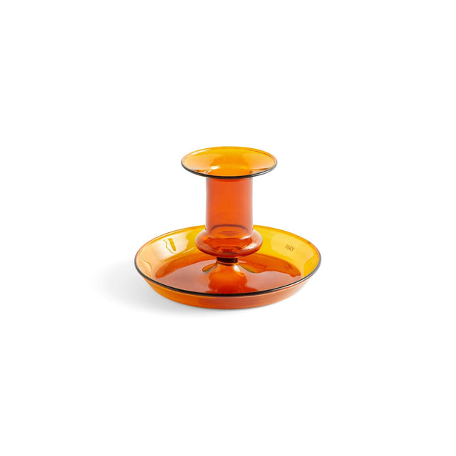Kerzenhalter Flare Amber H 7,5 cm - HAY - DesignWe.Love