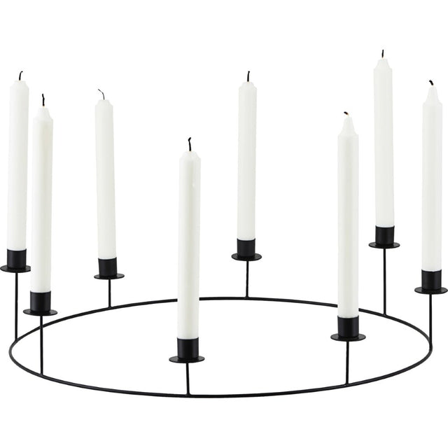 Kerzenständer Ring Schwarz - House Doctor - DesignWe.Love