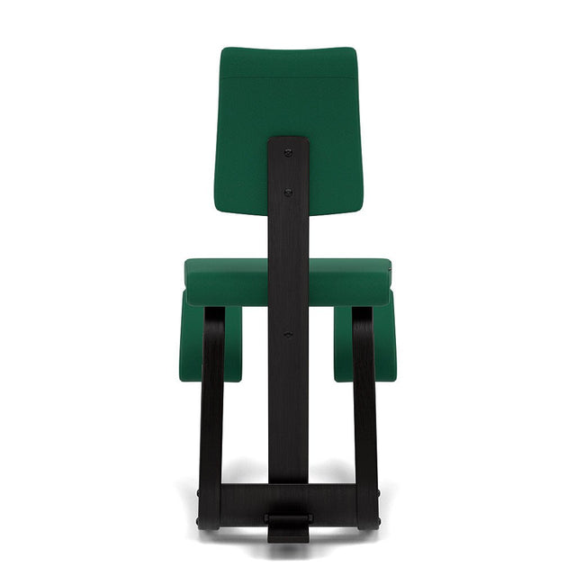 Kniestuhl mit Rückenlehne Variable Plus (Schwarz/Gruen) - Varier Furniture - DesignWe.Love