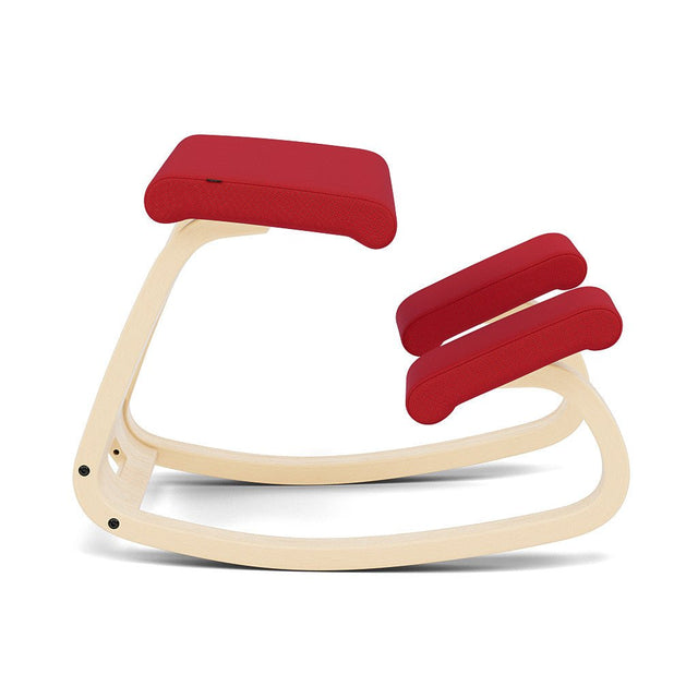 Kniestuhl Variable (Natur/Rot) - Varier Furniture - DesignWe.Love