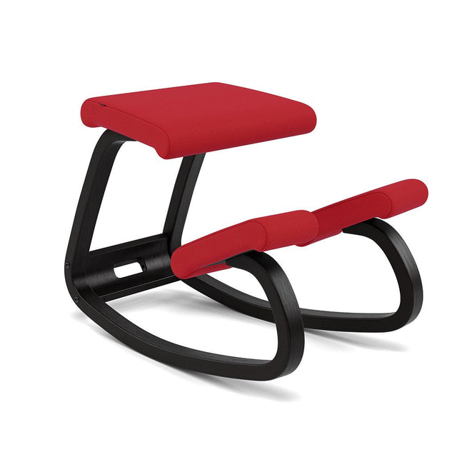 Kniestuhl Variable (Schwarz/Rot) - Varier Furniture - DesignWe.Love