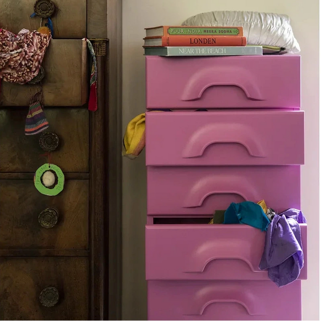 Kommode 7 Schubladen Blush HKliving – Lifestyle Schlafzimmer