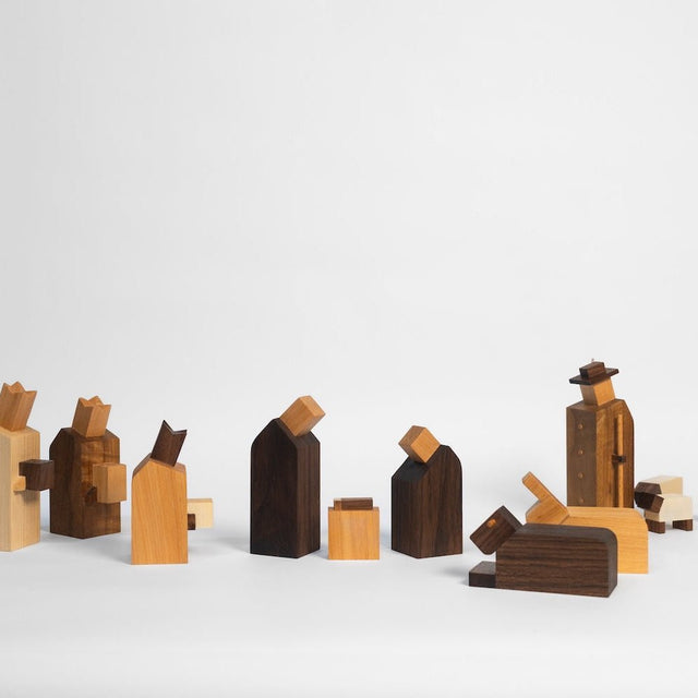 Krippenfiguren Set aus Holz handgefertigt - DesignWe.Love - DesignWe.Love
