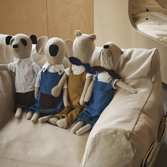 Kuscheltier Panda Teddy Natural - ferm LIVING - DesignWe.Love