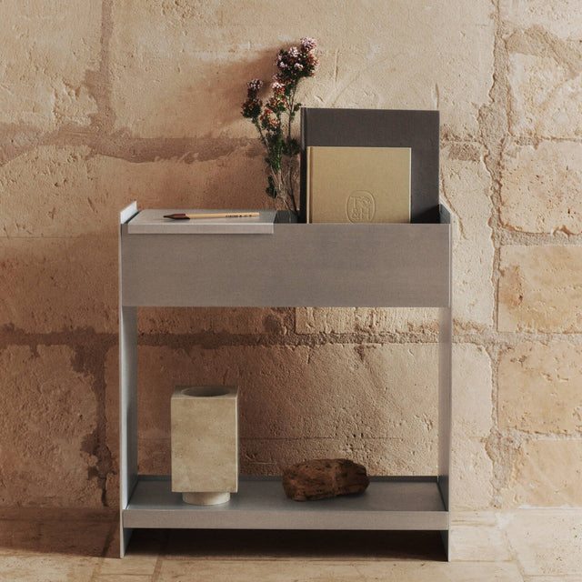 Lager Plant Box mit Regal Aluminium - ferm LIVING - DesignWe.Love