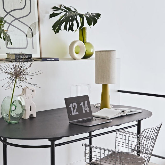Lampenschirm Cilinder, Leinen Natur - HK Living - DesignWe.Love