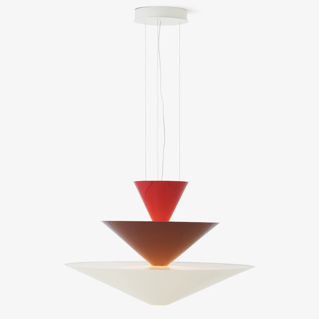 LN15 Gio Pendelleuchte Rot/Burgunderrot 92 cm - &Tradition - DesignWe.Love