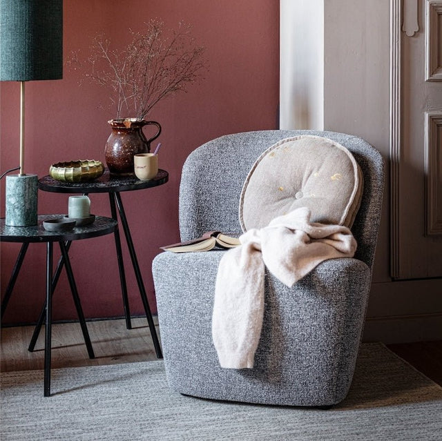 Lofty Sessel Stoff Grau Mix - VT Wonen - DesignWe.Love