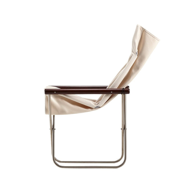 Nychair X Loungesessel Weiß Dunkelbraun – designwe.love