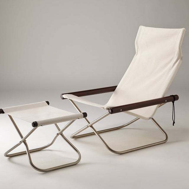 Nychair X Loungesessel Weiß Dunkelbraun – designwe.love