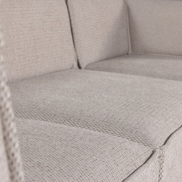 Manu Chaise Lounge Sofa Grob Chenille Natur (rechts) - WOOOD - DesignWe.Love