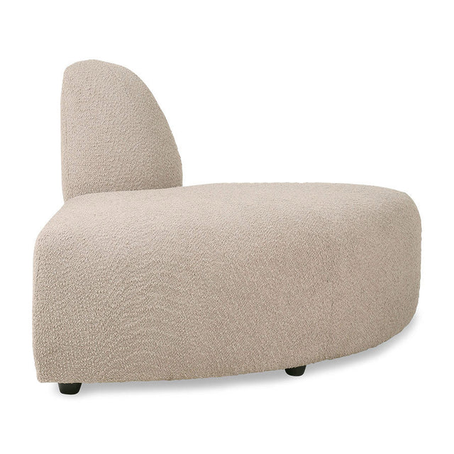 Modulares Sofa Element Jax Boucle Taupe - HK Living - DesignWe.Love