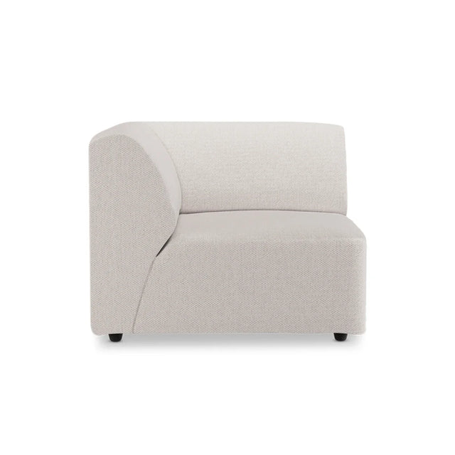 HKliving Jax Couch Modulsofa Endelement Links in Cosy Beige, Freisteller