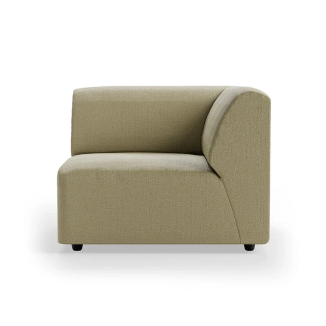 HKliving Jax Couch Modulsofa Endelement Rechts in Knotted Sage, Freisteller