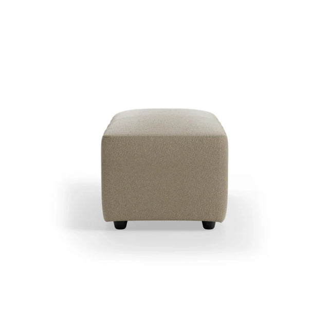 HKliving Jax Couch Modulsofa Hocker klein in Deco Pebble, Freisteller