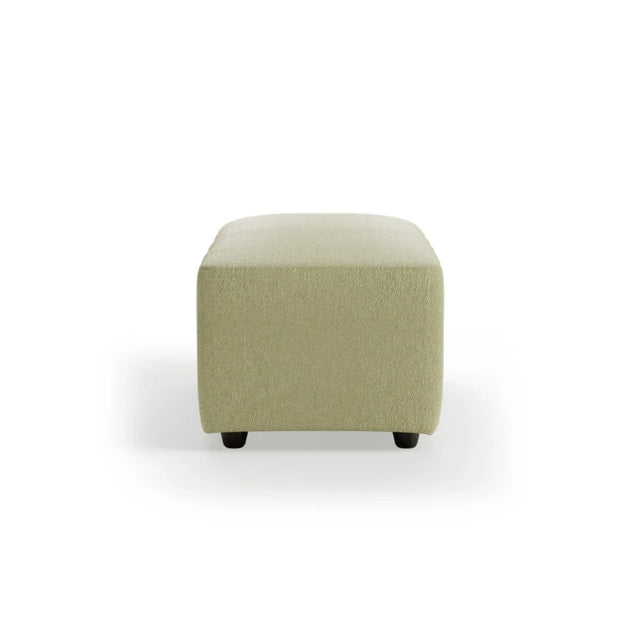 HKliving Jax Couch Modulsofa Hocker klein in Deco Sage, Freisteller