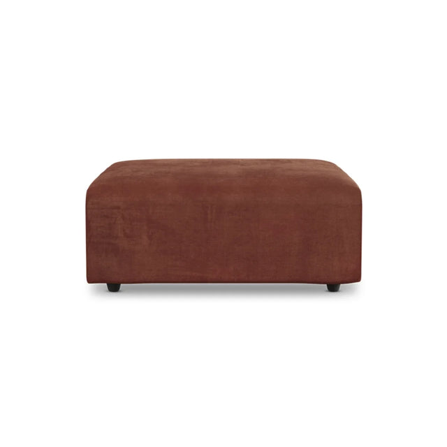 HKliving Jax Couch Modulsofa Hocker in Royal Velvet Magnolia, Freisteller