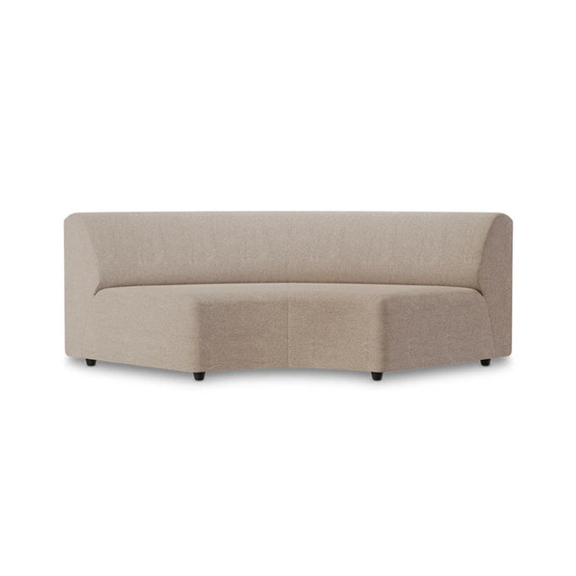HKliving Jax Couch Modulsofa Rundung in Sneak Beige, Freisteller